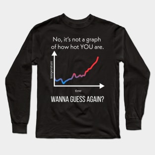 Global temperature graph Long Sleeve T-Shirt